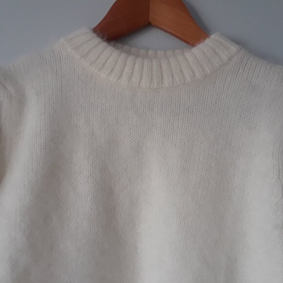 Anine Bing Angora Crewneck Sweater XS - Picture 6 of 9